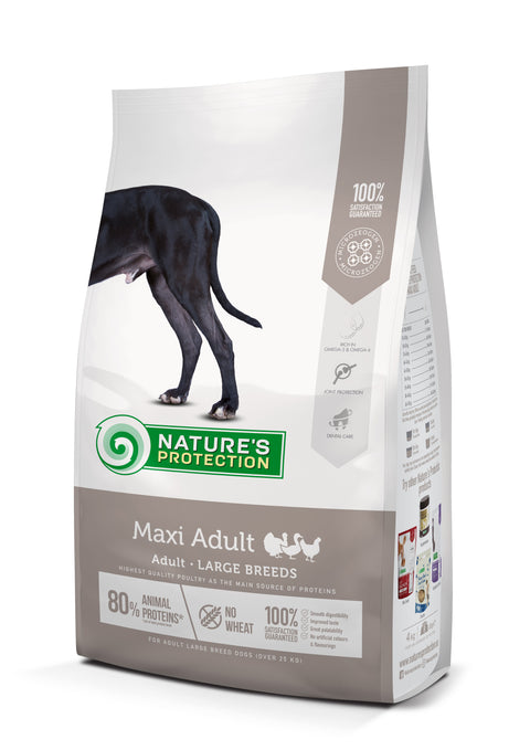 Nature's Protection - 大型成犬乾糧 雞魚味 潔齒配方 / Maxi Adult