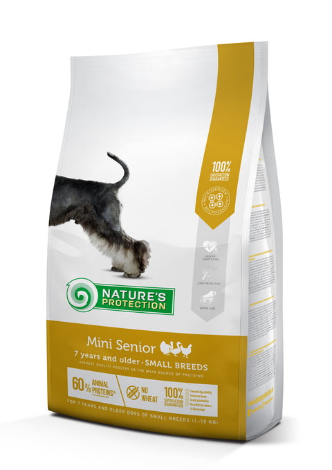 Nature's Protection - 小型老犬乾糧 雞魚味 關節保健配方 / Mini Senior