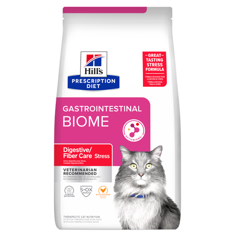 Hill's － 貓用GI Biome Stress健康腸菌叢乾糧 / Feline Gastrointestinal Biome Stress (Digestive / Fiber Care)