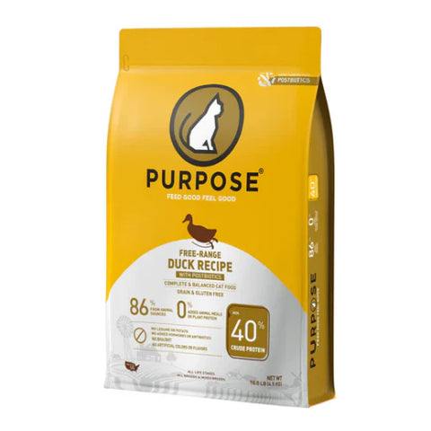 [特價品] Purpose 無穀物放養鴨肉 全貓(後生元)配方