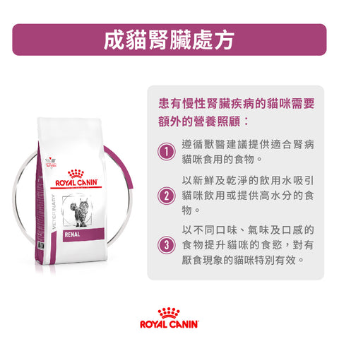 Royal Canin - 成貓腎臟處方糧 / Renal Dry Food For Cats