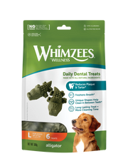 Whimzees - 鱷魚型潔齒骨 12.7oz
