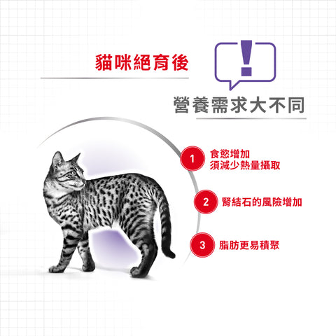 Royal Canin 法國皇家貓乾糧 - 絕育成貓營養配方 Regular Sterilised