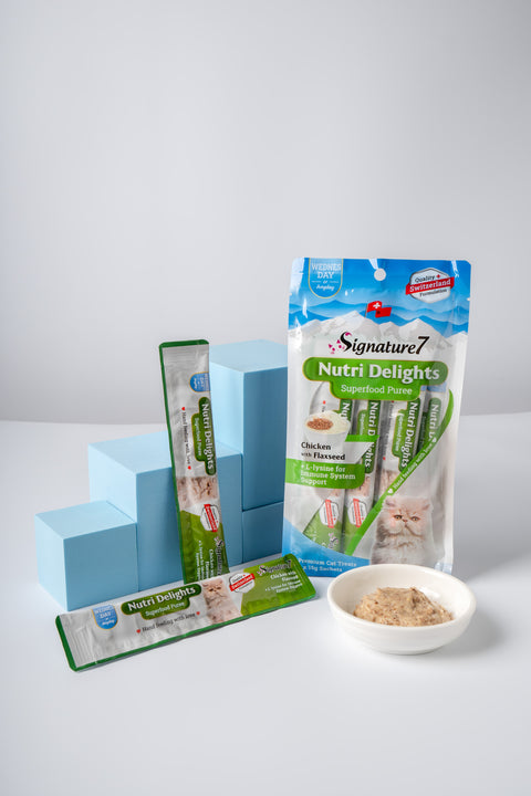 Signature 7 - Nutri Delights Nutritious Minced Meat Snacks / Chicken + Flaxseed (Immune Enhancement) 15g x 4