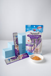 Signature 7 - Nutri Delights Nutritious Meat Sauce Snacks / White Tuna + Cranberry (Urinary Care) 15g x 4