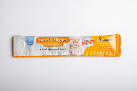 Signature 7 - Nutri Delights Nutritious Minced Meat Snacks / White Tuna + Goji Berry (Skin Care) 15g x 4