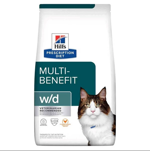 Hill's - 貓用多種管理配方 / W/D Feline Multi-Benefit Digestive/Weight/Glucose/Urinary Management With Chicken
