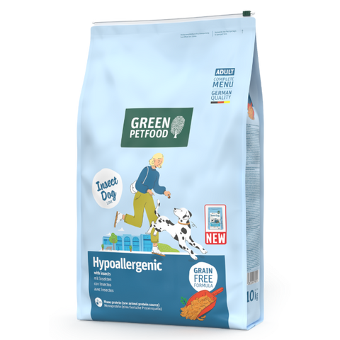 InsectDog Hypoallergen 蟲蟲蛋白 防皮膚敏感 無穀物 狗糧 10kg