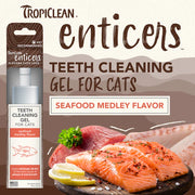 Tropiclean Enticers 天然口腔護理 - 海洋風味潔齒凝露(貓貓專用) 2oz