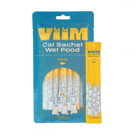 VIIM 吞拿魚肉泥條 Tuna Cat Sachet Wet Food (12g x6)