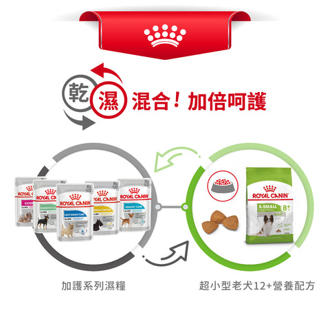 Royal Canin 法國皇家老狗乾糧 - 超小型老犬12+營養配方 X-Small Ageing 12+ 1.5kg