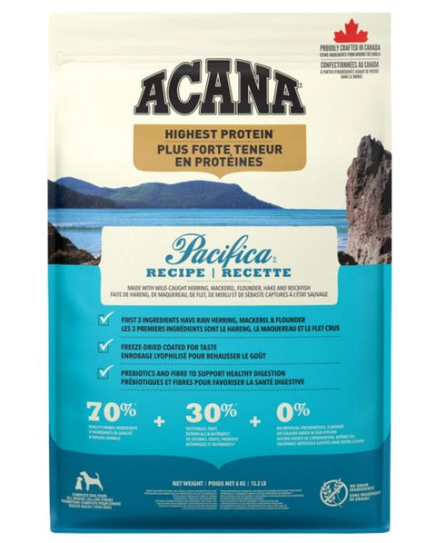 Acana 加拿大愛肯拿狗乾糧 - 地域素材 無穀物 - 太平洋 5種魚配方 6kg