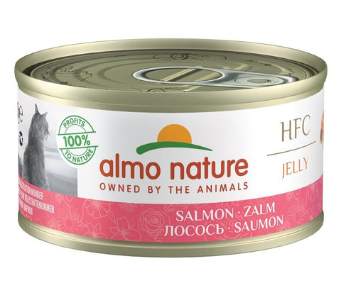 Almo Nature 貓濕糧 - HFC啫喱系列 - 三文魚 70g