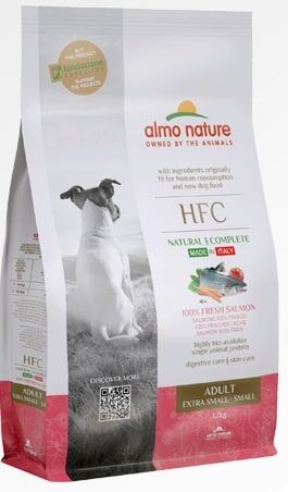 Almo Nature HFC 狗糧 - 新鮮三文魚 - 細粒頭 1.2kg