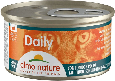Almo Nature 貓濕糧 - Daily 慕絲系列 - 吞拿魚和雞肉 85g
