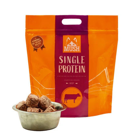 [急凍貨品] MUSH Single Protein 急凍狗糧 - 特低敏系列 - 單一蛋白配方 2kg
