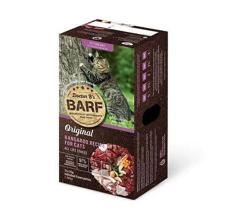 [急凍貨品] Dr.B's BARF 急凍生肉貓糧 - 袋鼠配方 1.38kg