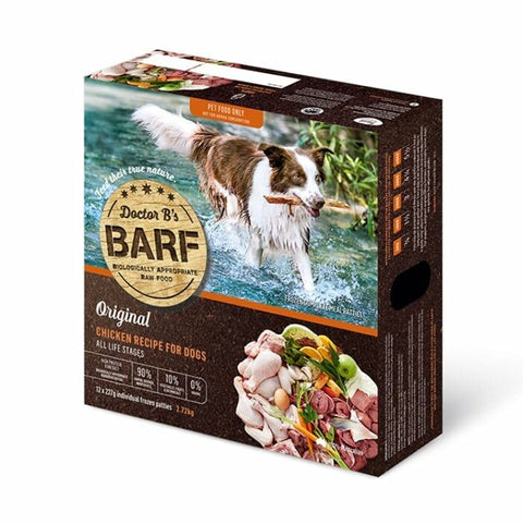 [急凍貨品] Dr.B's BARF 急凍生肉狗糧 - 雞肉蔬菜配方 2.72kg