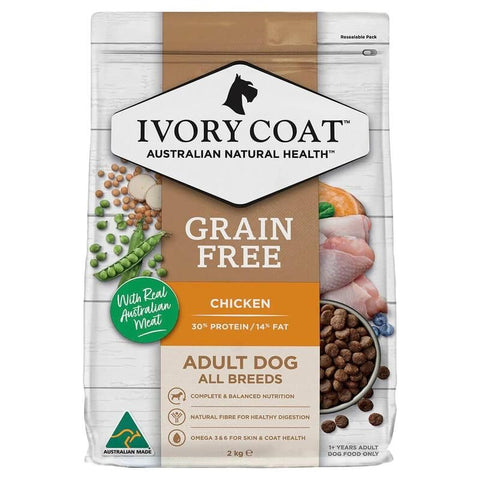 IVORY COAT 澳洲狗乾糧 - 無穀物 - 雞肉配方 13kg