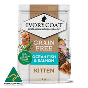 IVORY COAT 澳洲幼貓乾糧 - 無穀物 - 深海魚三文魚配方 2kg
