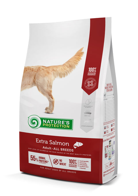 Nature's Protection - 成犬乾糧 三文魚味 皮膚敏感配方 / Extra Salmon