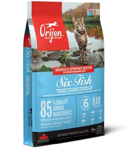 Orijen 無穀物六種魚肉專用配方貓乾糧 1.8kg