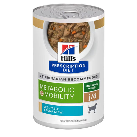 Hill's - 體重管理及關節活動配方罐頭 12.5oz Canine Metabolic Plus (Metabolic & Mobility) Tuna Stew 12.5oz