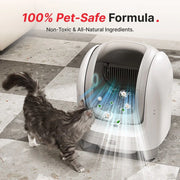 Unicharm Fully Enclosed Cat Litter Box Set (Elephant White/Gray-Black)