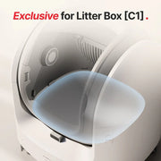 Unicharm Fully Enclosed Cat Litter Box Set (Elephant White/Gray-Black)