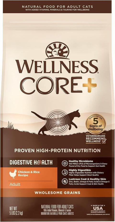 Wellness CORE 消化易 貓乾糧 - 雞肉米飯配方