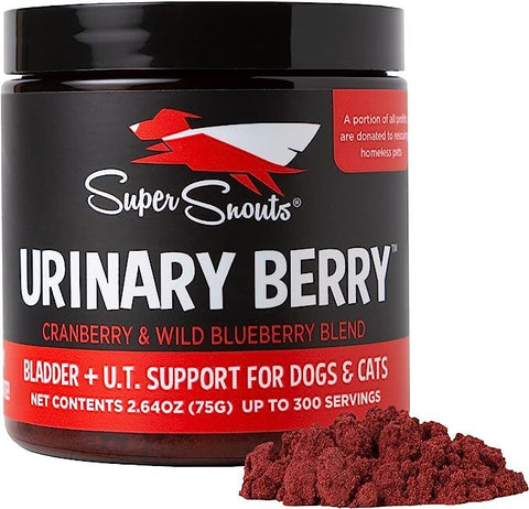 Super Snouts - 貓狗合用泌尿保健品(蔓越莓和野生藍莓)