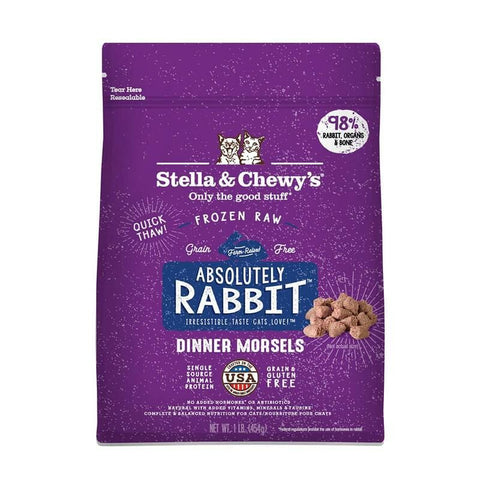 [急凍貨品] Stella & Chewys 美國貓糧 - 急凍脫水肉粒 - 極度兔惑 兔肉配方