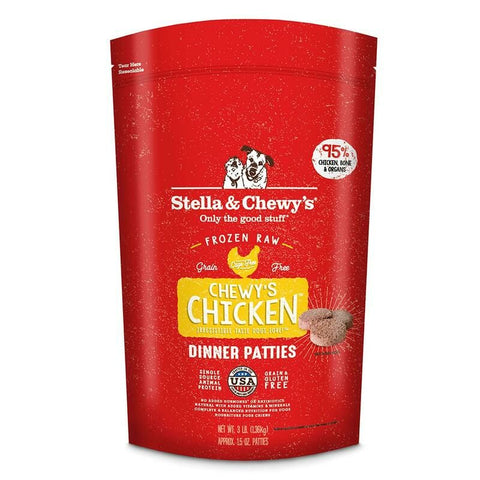 [急凍貨品] Stella & Chewys 美國狗糧 - 急凍生肉肉餅 - 籠外鳳凰 (雞肉)配方