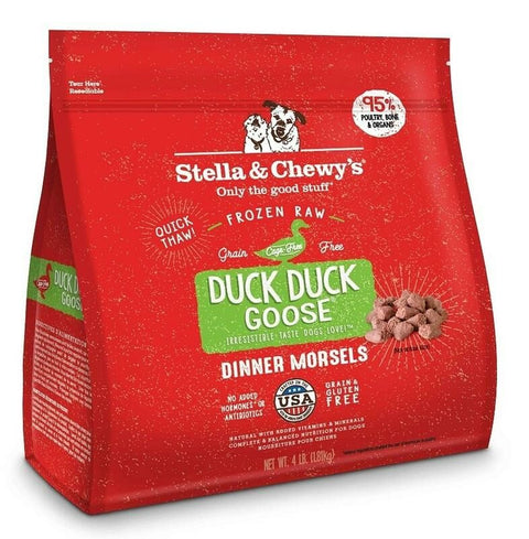 [急凍貨品] Stella and Chewy's 美國狗糧 - 急凍生肉肉粒 - 鴨朋鵝友 (鴨肉及鵝肉)配方 4lb