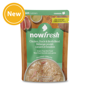 NowFresh - 貓濕糧 - 全年齡貓 雞肉及鴨肉肉絲湯包2.5oz