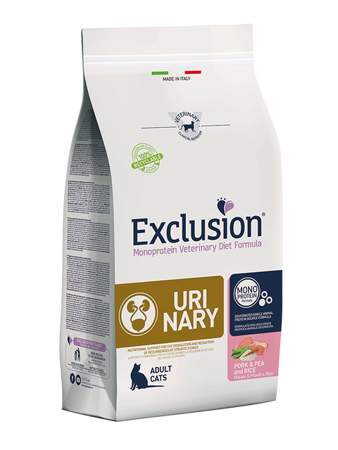 Exclusion 泌尿貓糧豬肉+豌豆+米 1.5kg Urinary Cat Pork & Pea & Rice 1.5kg