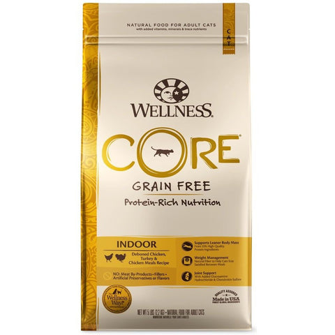 [特價品] Wellness CORE 無穀物貓乾糧 - 室內貓專用配方 5lb