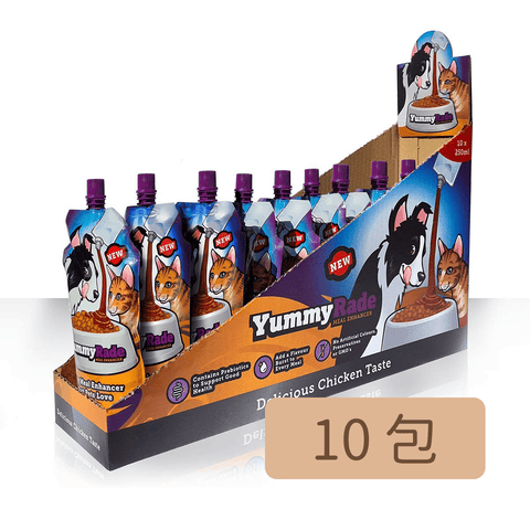 [原盒優惠]Yummyrade 狗貓狗營養餐飲劑 – 250ml Isotonic Drink 250ml x 10包