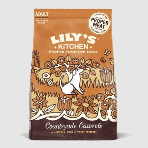 LILY'S KITCHEN 天然犬用主食乾糧 - 無穀物農場滋味餐 2.5KG