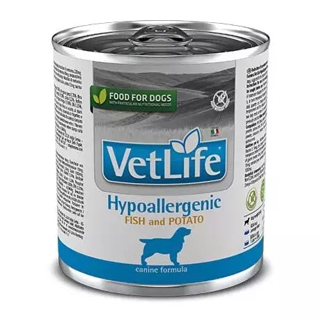 Farmina VetLife Prescription Diet Canine Hypoallergenic (Fish & Potato) 300g (6 cans)