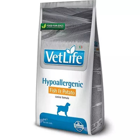 Farmina VetLife Prescription Diet Canine Hypoallergenic (Fish & Potato) 12kg