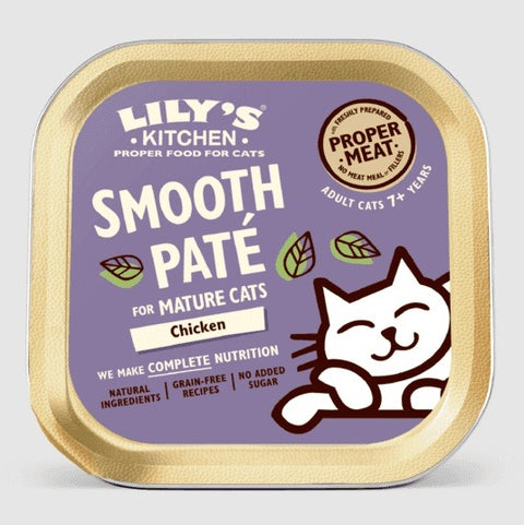 LILY'S KITCHEN 天然無穀物貓用主食罐 - 老貓專用餐 85g