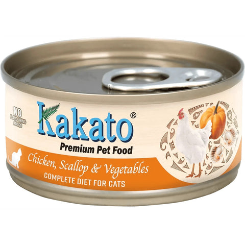 Kakato 雞肉帶子蔬菜主食罐 Complete Diet Tinned Food - Chicken, Scallop & Vegetables
