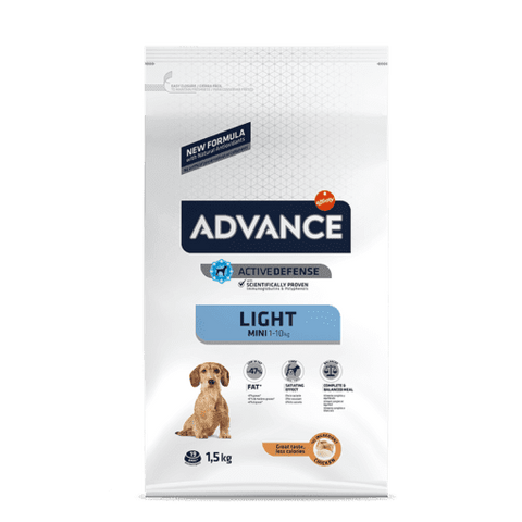 ADVANCE特殊護理小型成犬糧 – 輕體配方 1.5KG  (適合體重1-10kg) AD MINI LIGHT 1.5KG