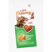 Catit Creamy 無穀物天然營養雞肉+羊肉醬貓小食 - 添加牛磺酸 (4X10克)