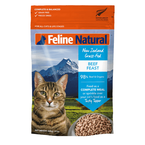 Feline Natural - F9 凍乾貓糧 - 牛肉盛宴 320g Beef Feast CAT