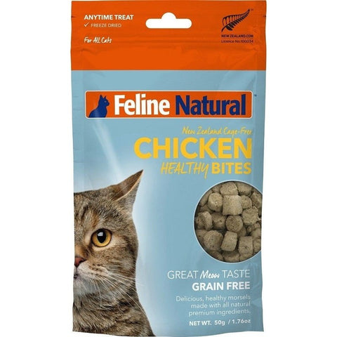 Feline Natural - F9 凍乾健康零貓食 - 雞肉 50g