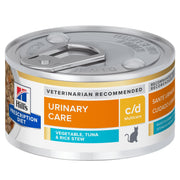 Hill's - C/D Multicare 貓泌尿道護理 蔬菜燉吞拿魚 2.9oz / Feline C/D Multicare Urinary Care Vegetable, Tuna & Rice Stew Canned 2.9oz