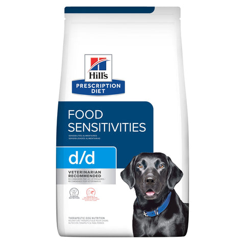 特價品 Hill's - D/D 犬用食物/皮膚敏感護理 馬鈴薯及三文魚味 / Canine Dry Food - d/d Potato & Salmon Formula 8lbs