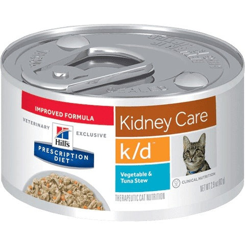 Hill Feline Kidney Care Vegetable Tuna Stew 9oz